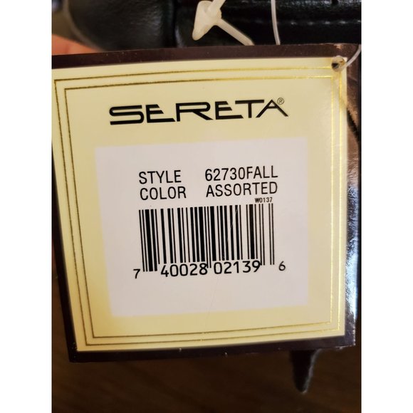 Vintage Black Leather Sereta Shoulder Bag - Picture 8 of 12